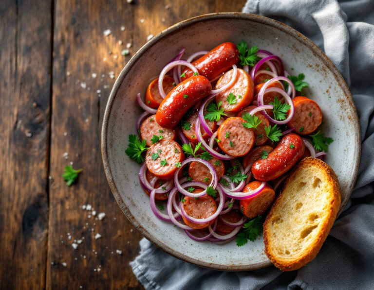 Ungarischer Wurstsalat Rezept - Authentisch & Würzig