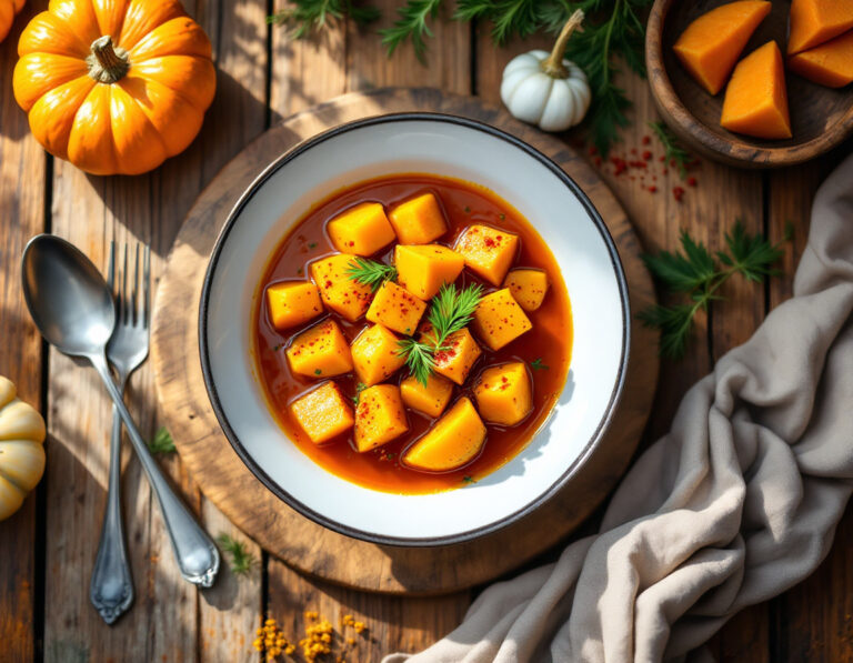 Ungarisches Kürbisgemüse Rezept - Traditionell & Würzig