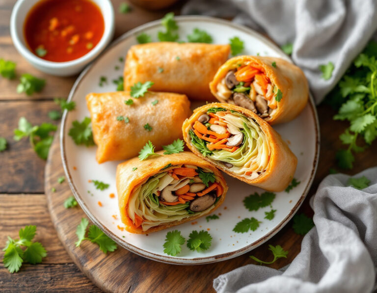 Receta de Rollitos de Primavera Veganos – Auténtico Estilo Vietnamita