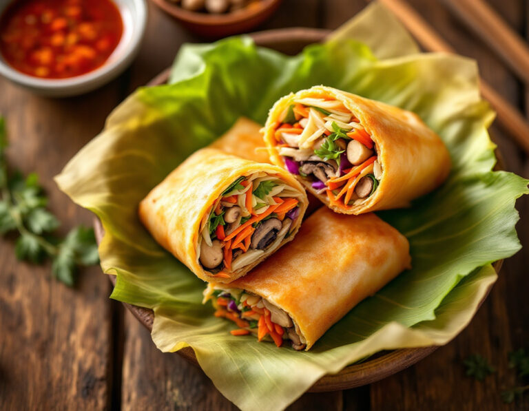 Rollitos de la Suerte Vietnamitas – Chả Giò Crujientes