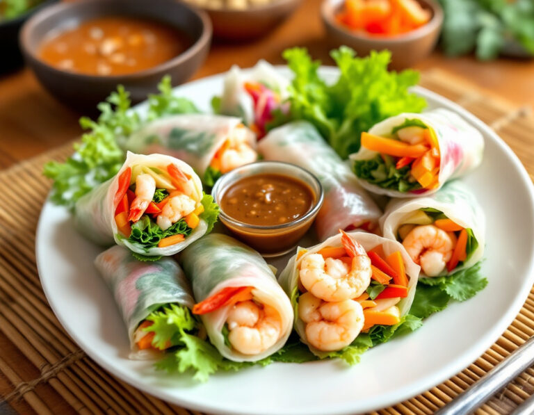 Rollitos de verano vietnamitas – Gỏi cuốn frescos
