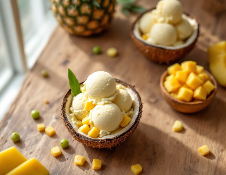 Receta de Helado de Chocolate Blanco – Sorvete Brasileiro