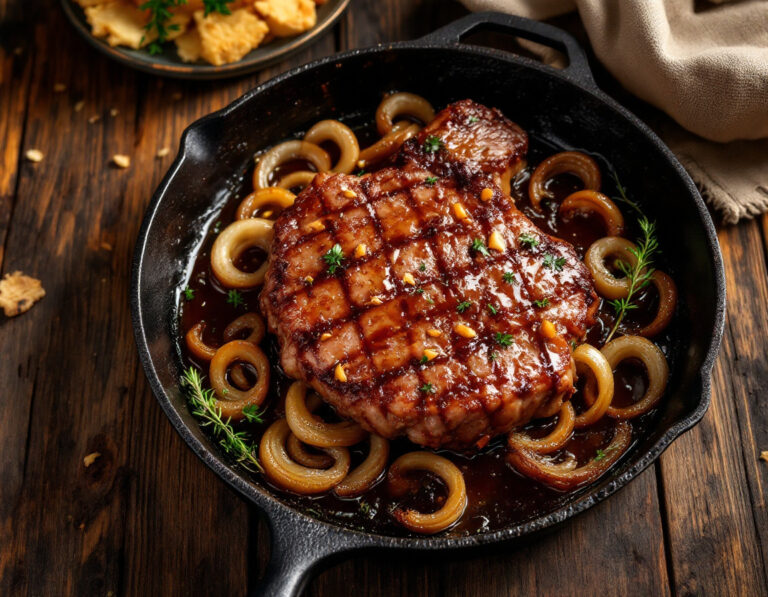 Receta de Rostbraten Vienés con Cebolla – Original austriaco