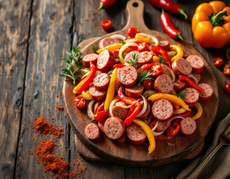 Ensalada de Salchicha con Pimiento – Clásico Suizo