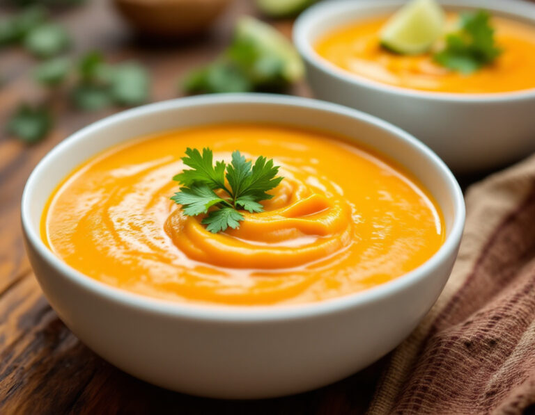 Sopa de Yacón al Estilo Tailandés – Fusión Deliciosa