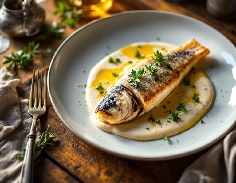 Receta austriaca de lucioperca – Filete en espuma de mantequilla
