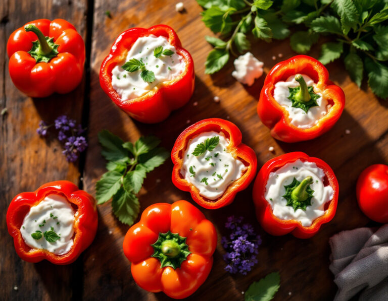 Cinnamon Apricots Stuffed with Fresh Goat Cheese – Recipe