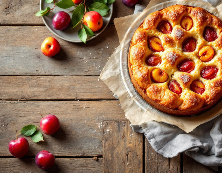Tarta Austriaca de Ciruelas – Fácil y Deliciosa