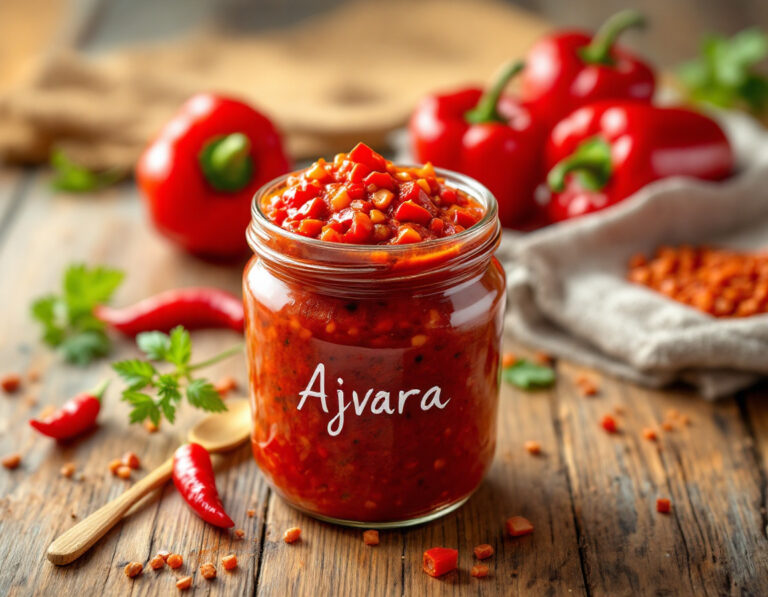 Receta de Ajvar casero – Pasta de pimientos serbia