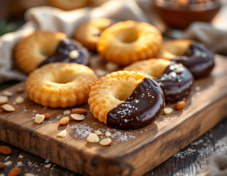 Amandine Rezept - Rumänische Mandelkekse selber backen