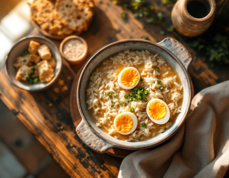 Receta de Arroz Caldo – Estofado Filipino de Arroz con Pollo