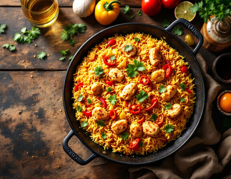 Arroz con Pollo Cubano – Receta Auténtica y Sencilla