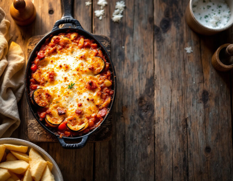 Gratinado de Berenjena Rumano – Receta de Musaca de Vinete