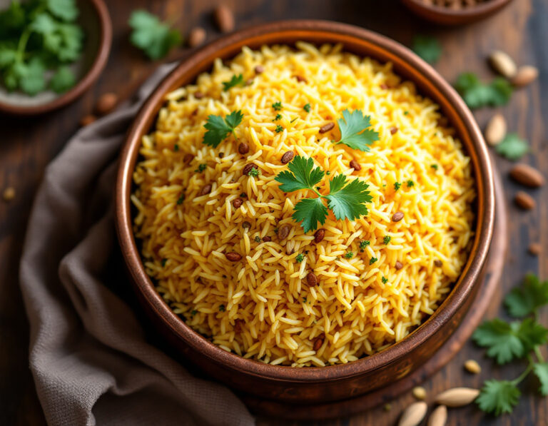 Ayurvedic Spiced Basmati Rice – Healing Golden Rice Recipe
