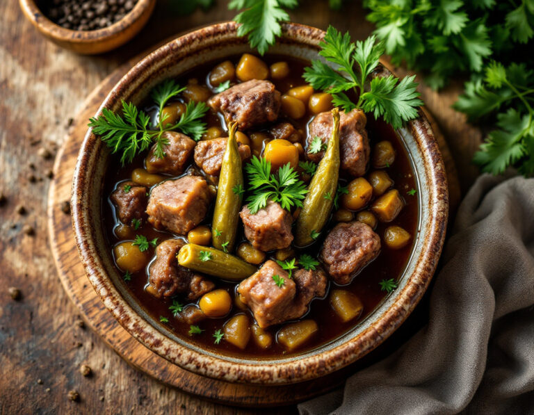 Syrian Bamia Recipe – Traditional Okra Stew