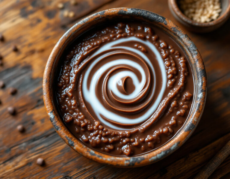 Receta de Champorado – Arroz con Chocolate Filipino