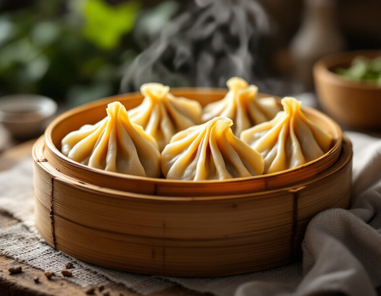 Receta de Chicken Momo – Empanadillas Nepalesas al Vapor