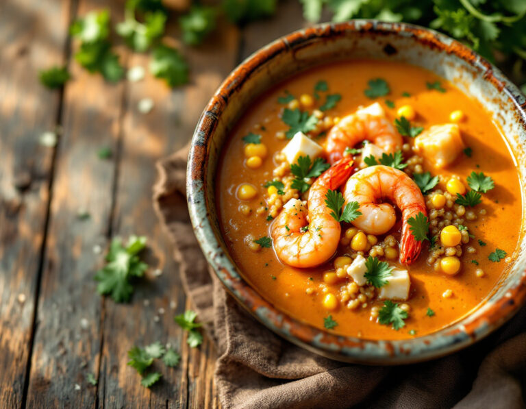Chupe de Camarones – Receta de Sopa Peruana de Camarones