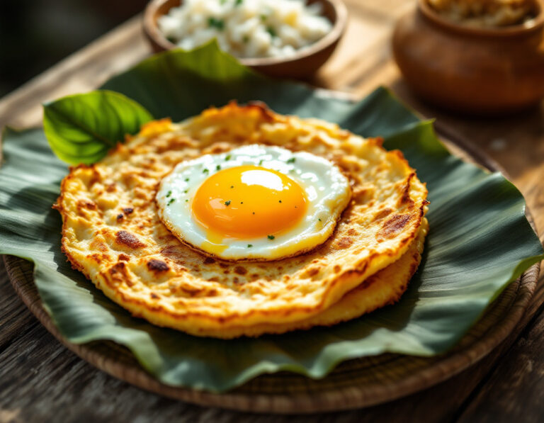Receta de Egg Hoppers – Panqueques de Coco con Huevo de Sri Lanka Auténticos