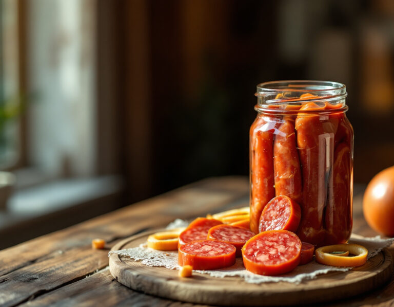 Salchicha Escabechada Checa – Receta Tradicional de Nakladaná