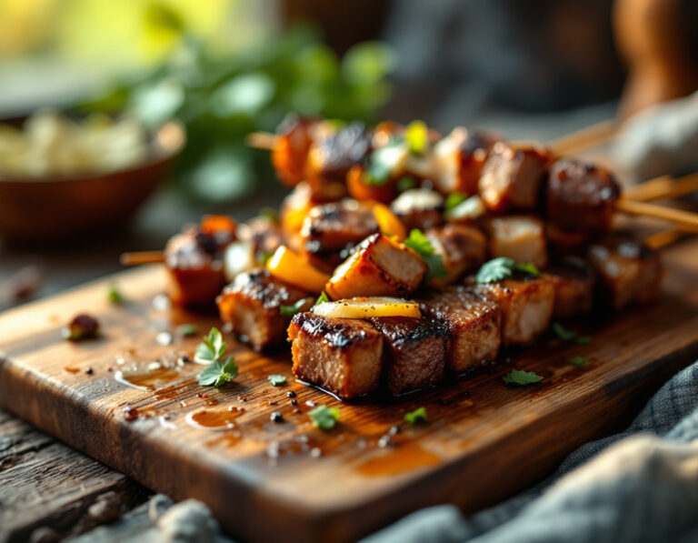 Receta de Frigărui – Brochetas de Carne Rumanas a la Parrilla
