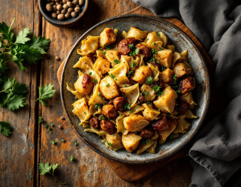 Col estofada a la rumana – Receta de Varza călită