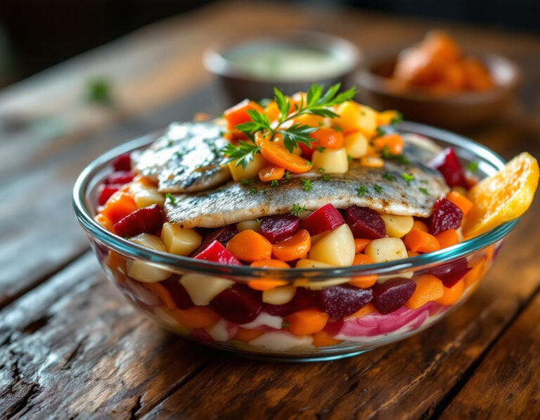 Herring Under a Fur Coat – Ukrainian Layered Salad Recipe