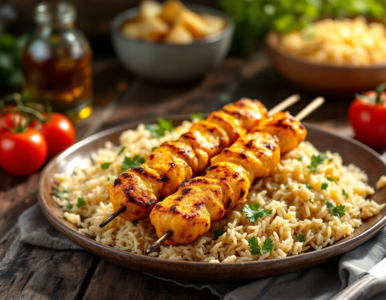 Receta de Joojeh Kebab – Pollo Persa Tierno y Jugoso