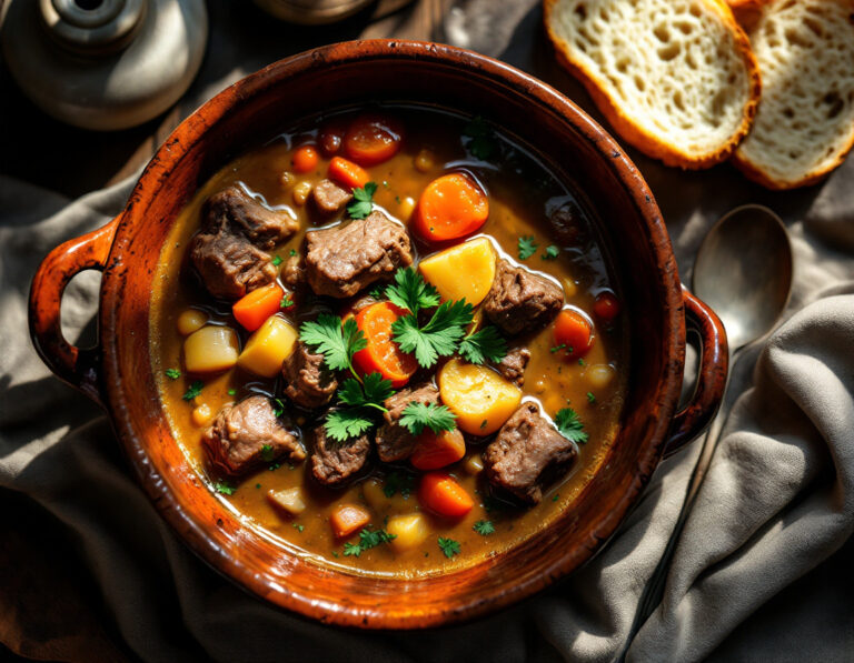 Receta Auténtica de Kalja – Sopa de Carne bosnia