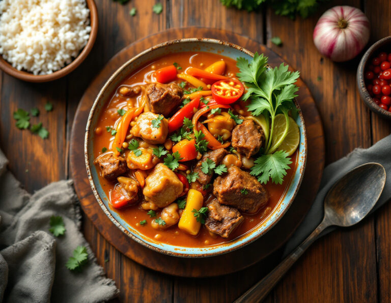 Receta de Kare Kare – Auténtico Estofado Filipino de Cacahuete