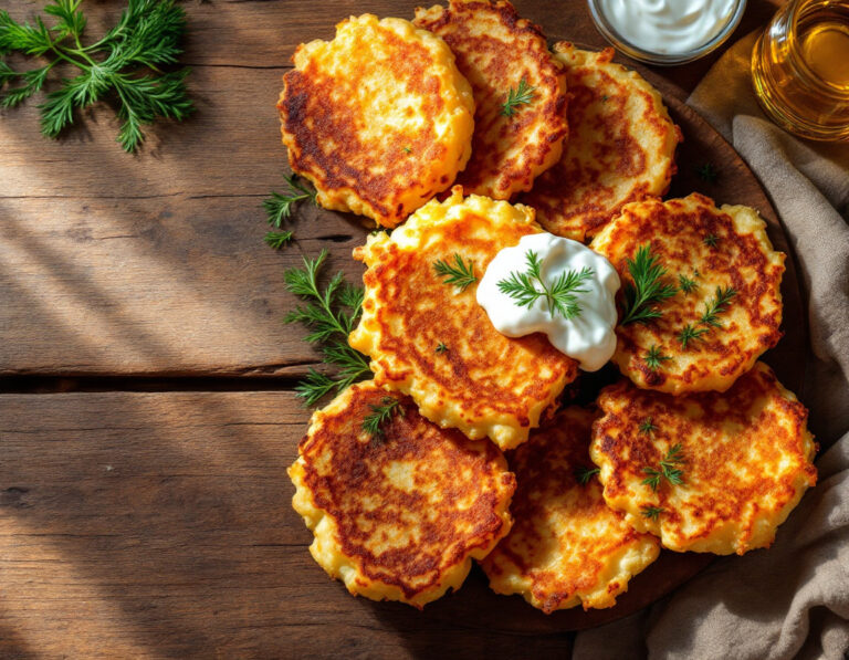 Receta Ucraniana de Tortitas de Patata – Deruny Clásicos