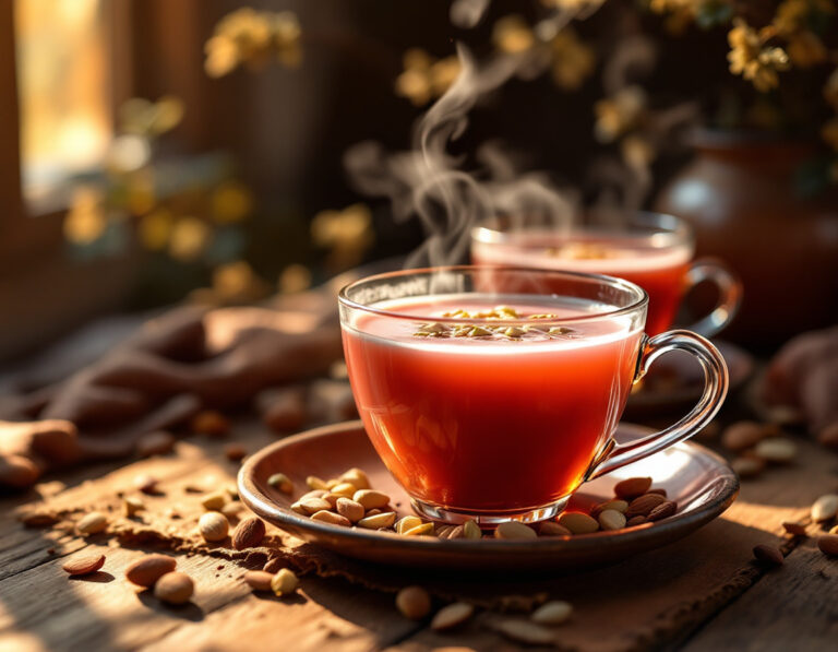 Receta de Kashmiri Chai – Té Rosa de Pakistán