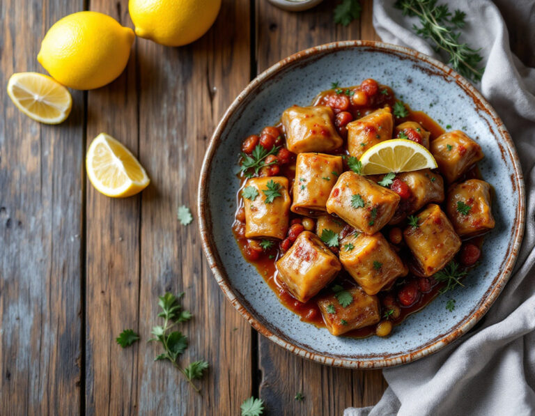 Receta de hojas de parra kosovares – Yaprak Dolma rellenas