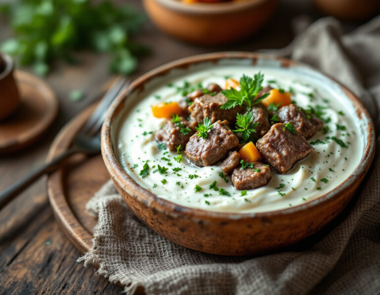 Cordero Kosovar con Yogur – Receta Tradicional