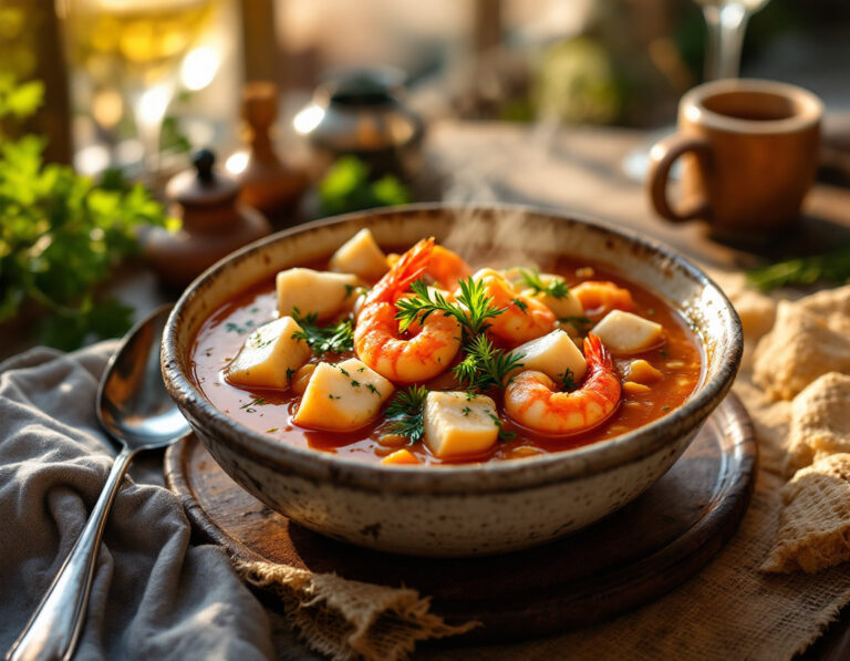 Guiso de pescado croata de Dalmacia – Brodetto