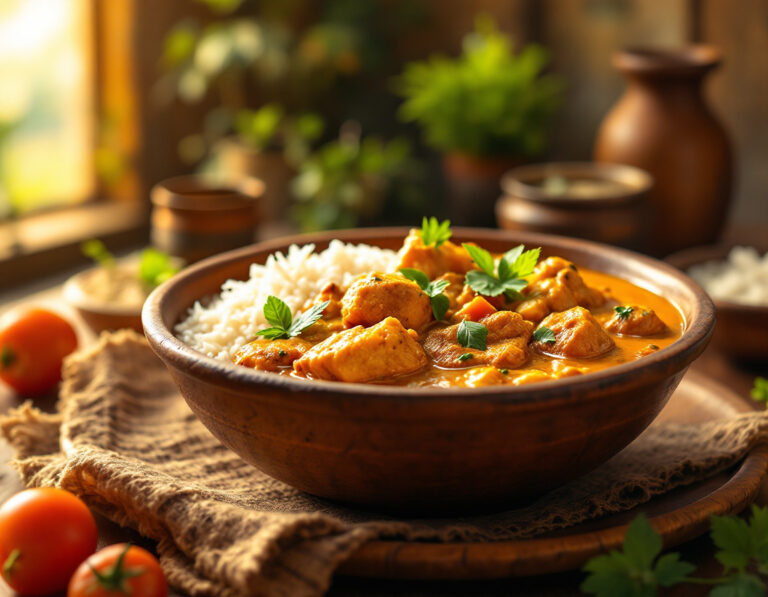 Receta de Kukul Mas Curry – Auténtico Curry de Pollo de Sri Lanka