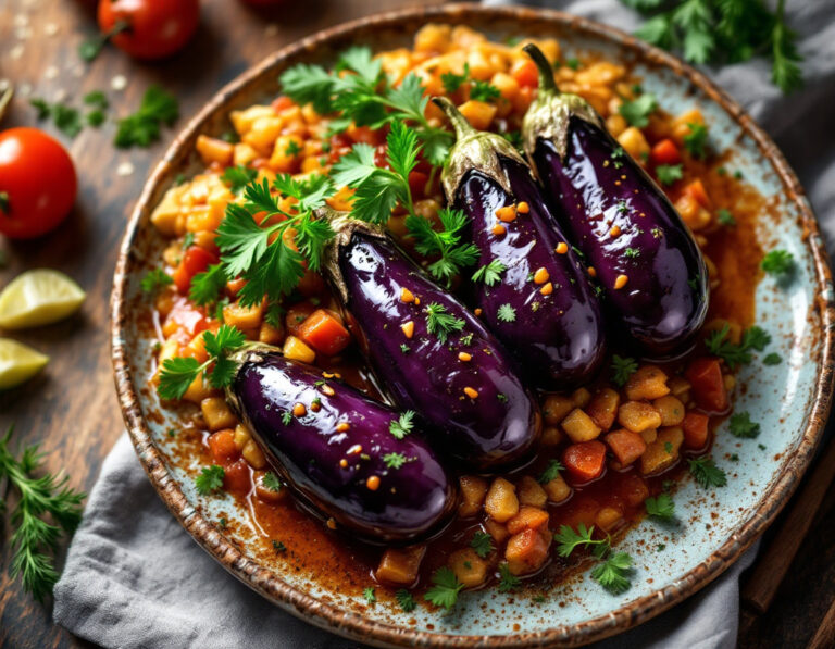 Makdous Recipe – Syrian Stuffed Pickled Eggplants