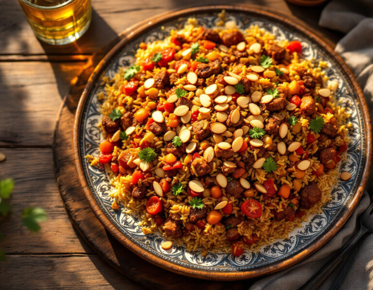 Receta Auténtica de Maqluba – Arroz Sirio al Revés