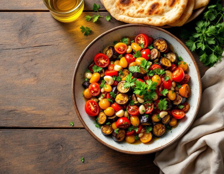 Ensalada Marroquí de Berenjena – Zaalouk