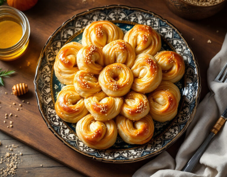 Receta de Chebakia – Pastelitos Marroquíes de Sésamo Caseros