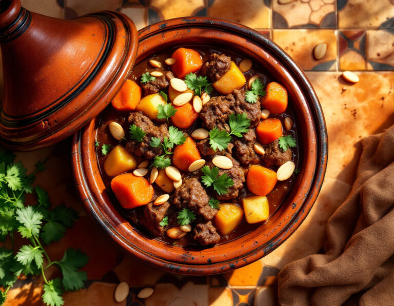 Receta de Mrouzia – Estofado agridulce de cordero marroquí