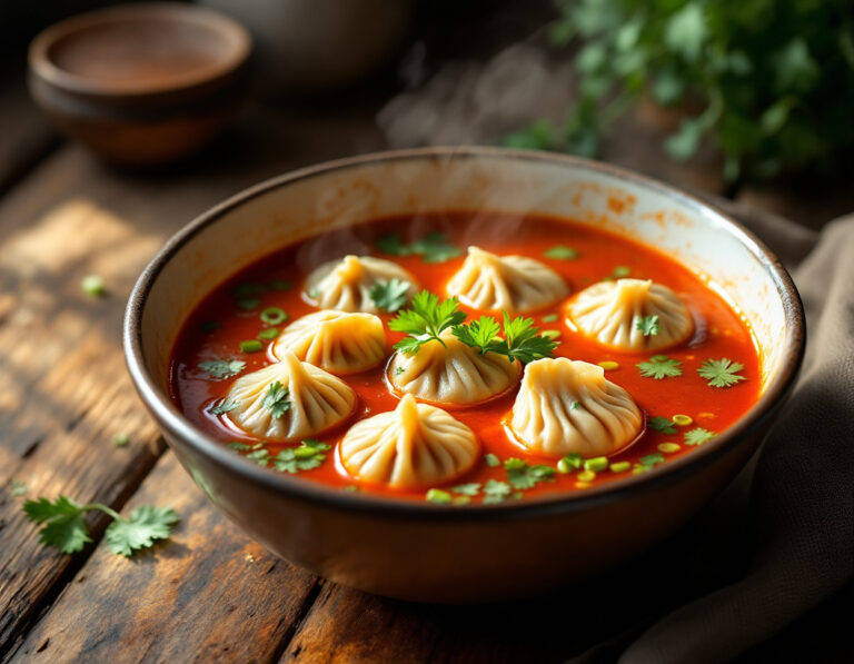 Receta de Sopa de Momo Nepalesa – Auténtica y Fácil