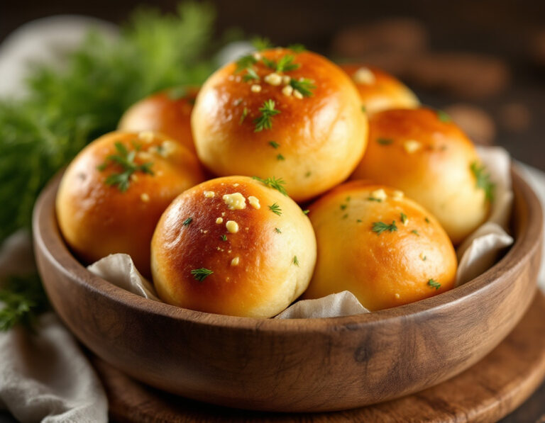 Receta de Pampushki – Esponjosos bollos ucranianos de levadura