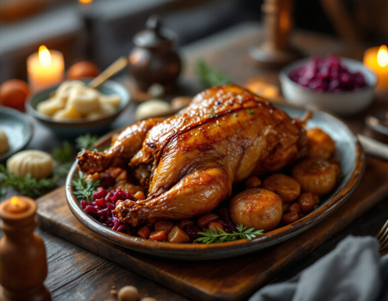 Pečená kachna – Pato checo al horno