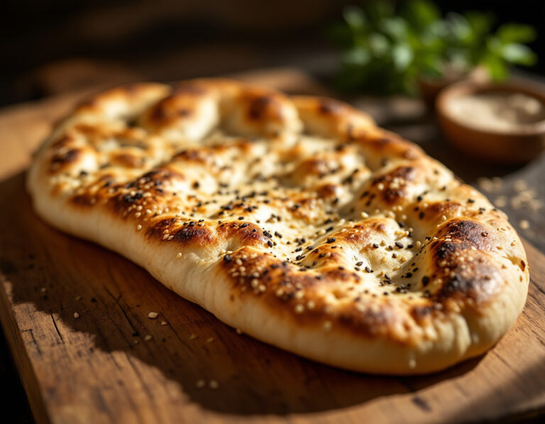 Receta de Pan Plano Persa – Auténtico Naan-e Barbari