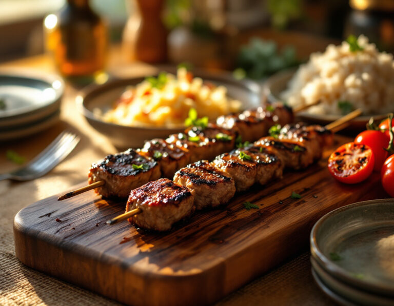 Receta de Kebab Persa – Auténtico Koobideh Kebab