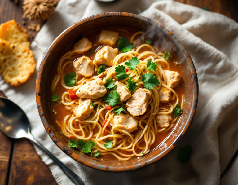 Receta de Caldo de Pollo Peruano