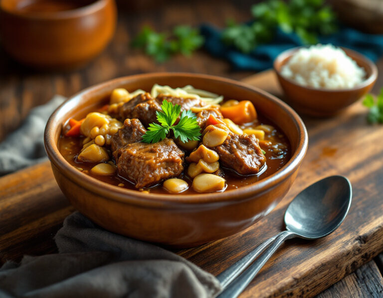 Rabo de Buey Filipino con Maní – Kare-Kare
