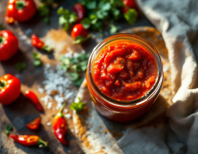 Receta Auténtica de Pindjur – Paté de Pimientos Macedonio