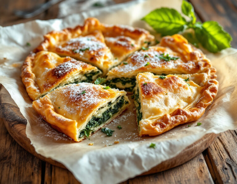 Pita so Spanak – Hojaldre de Espinacas Macedonio